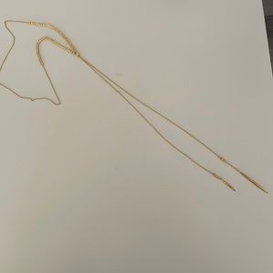 Gorjanan adjustable long necklace or choker